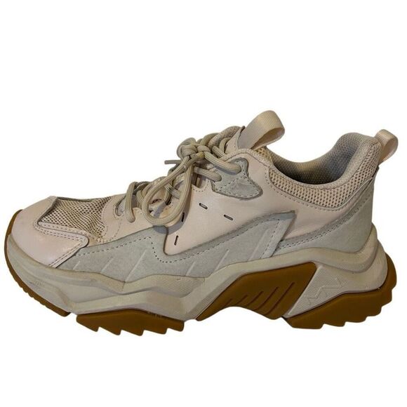 Mark Nason Smart Block Rory Natural Womens Size 8.5 Athletic Sneakers comfort - Picture 1 of 12